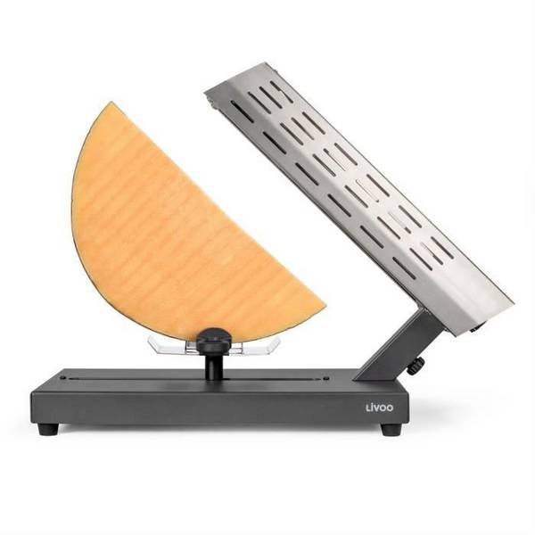 LIVOO Raclette Grill - DOC314 - 600W - Voor 6 tot 8 Personen - Verwijderbare 360° Kaashouder - 2 Spatels