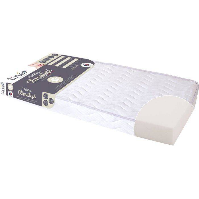 TINEO Matras met Klimaatregeling - 60 x 120 x 10 cm - Baby Matras 60x120x10cm-2