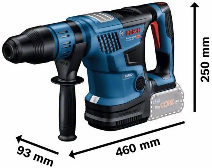 Bosch Professional Biturbo 18V-36C SDS-Max Boorhamer + 7J + Koffer - 0611915001-2