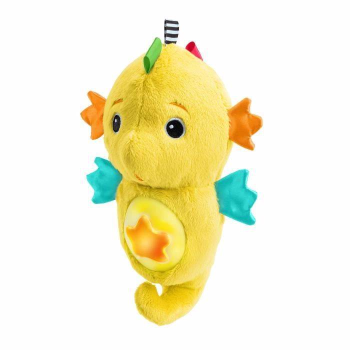 BABY EINSTEIN Baby Nachtlamp - Gele Zeepaard Knuffel - Muzikaal - Wit Geluid-0