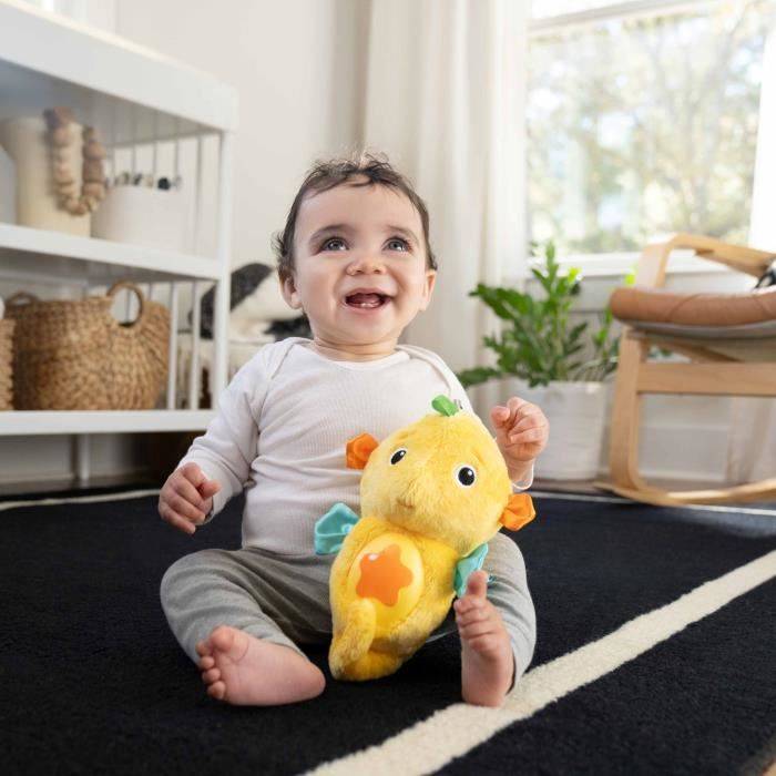 BABY EINSTEIN Baby Nachtlamp - Gele Zeepaard Knuffel - Muzikaal - Wit Geluid-1