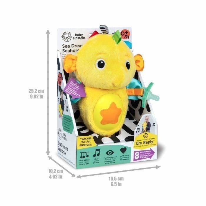 BABY EINSTEIN Baby Nachtlamp - Gele Zeepaard Knuffel - Muzikaal - Wit Geluid-3