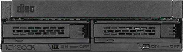 ICY Dock ExpressCage MB732SPO-B - Behuizing voor 2,5" Opslagstations - Zwart