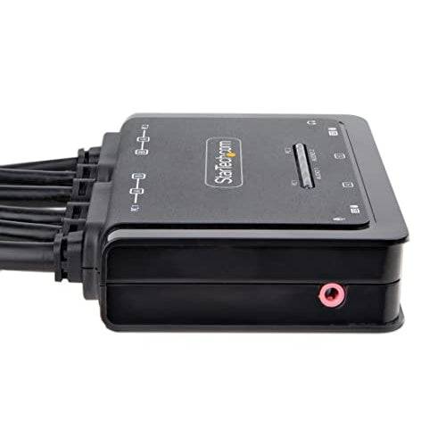 StarTech.com C2-DD46-UA2-CBL-KVM - 2-poorts Dual-Monitor DisplayPort Kabel KVM-Switch - 4K 60Hz - Compact Ontwerp-1