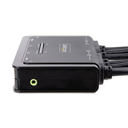 StarTech.com C2-DD46-UA2-CBL-KVM - 2-poorts Dual-Monitor DisplayPort Kabel KVM-Switch - 4K 60Hz - Compact Ontwerp-2