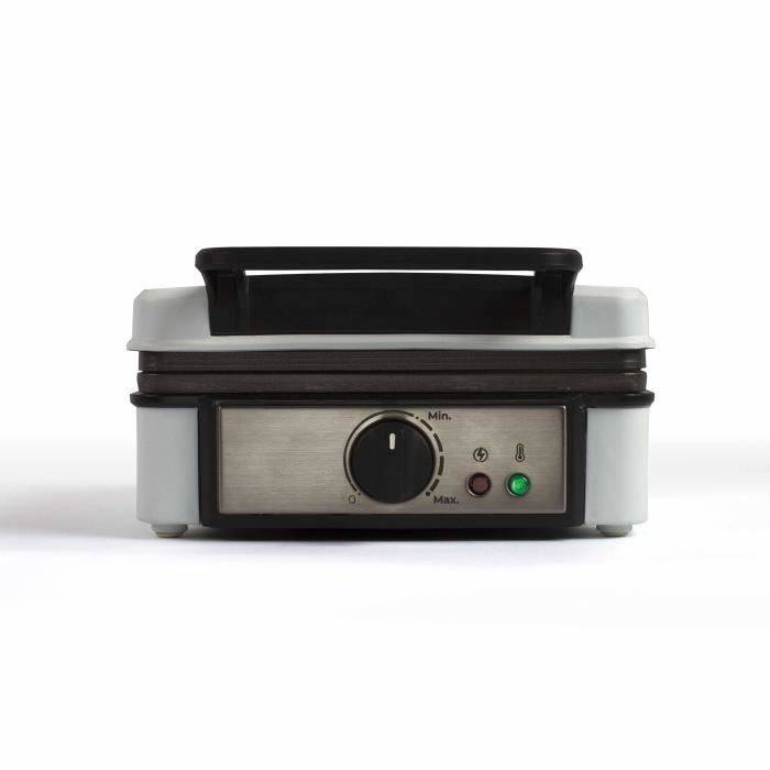 LIVOO Wafelmaker - Instelbare Thermostaat - 1200W - 2 Wafels - 14,5 x 17,5 cm DOP206-0
