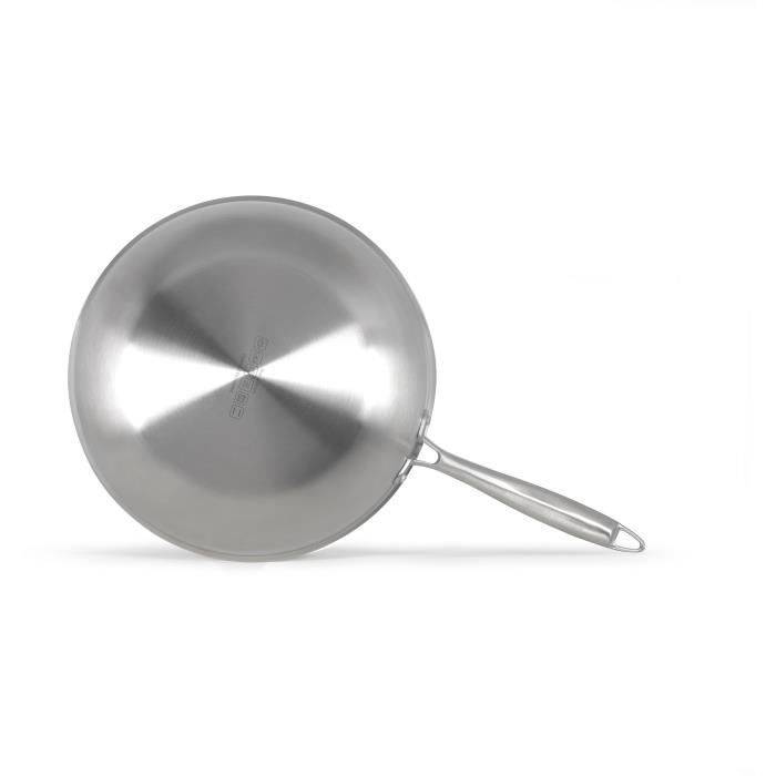 LIVOO Wok - MEP162 - RVS - Ø 28 cm - Geschikt voor alle kookplaten, inclusief inductie - Gemaakt in Frankrijk-4