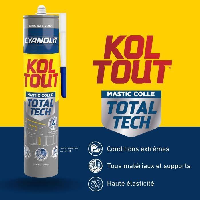 Cyanolit Total Tech Lijm 290 ml - Grijs - Sterk en Flexibel-3