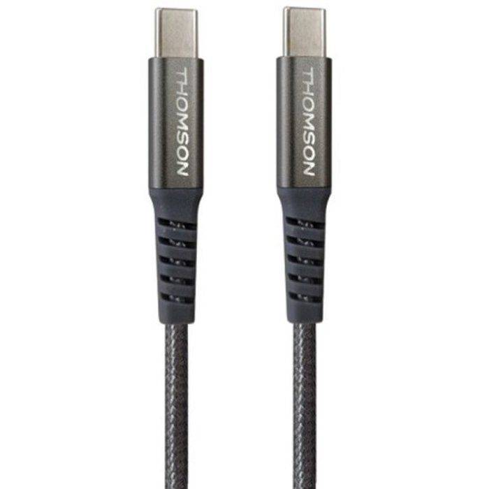 THOMSON Autolader en Kabelset - 12/24V 60W Autolader + Hoogwaardig 65W C naar C Kabel - 1,50 m-3