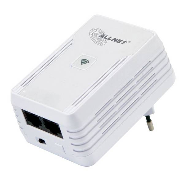 ALLNET Zwitserland Powerline 500 Mbit Bridge RJ45 300 Mbit WiFi AP ALL1682511v2 500Mbit 300Mbit