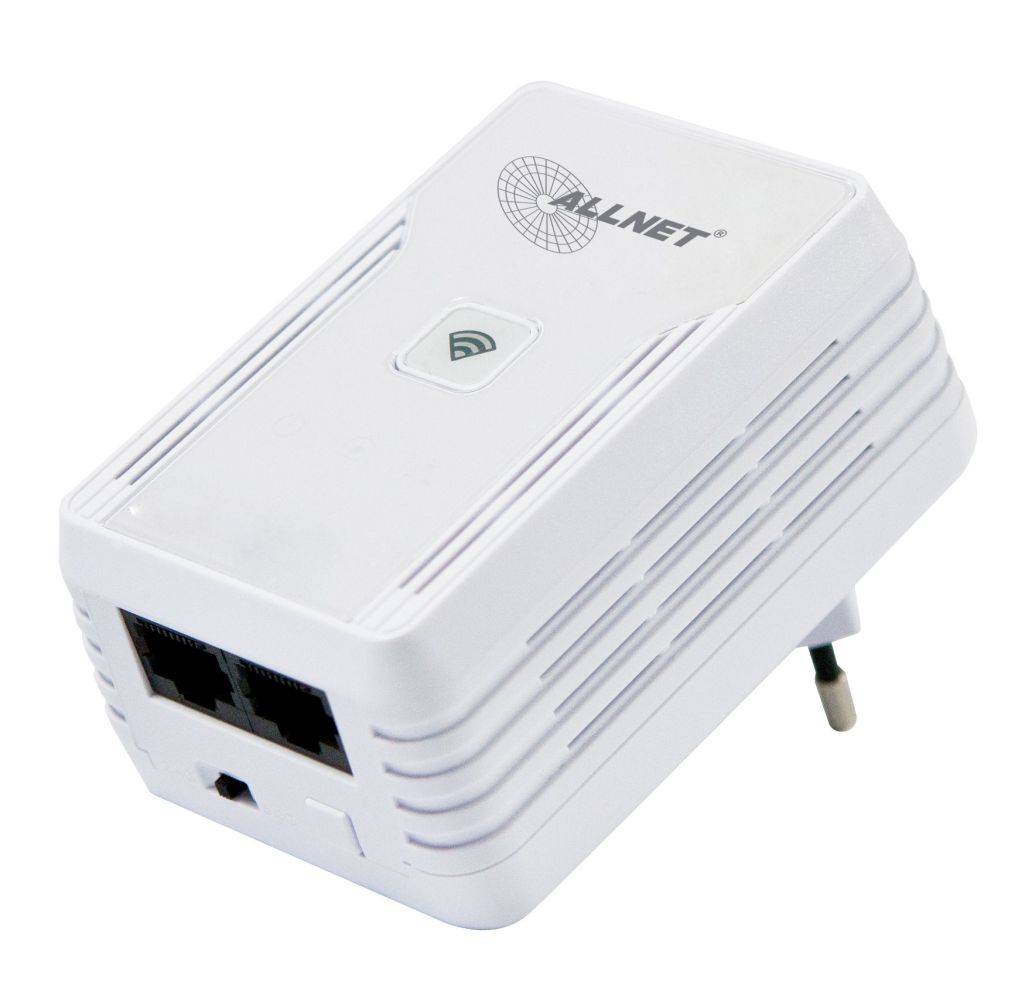 ALLNET Zwitserland Powerline 500 Mbit Bridge RJ45 300 Mbit WiFi AP ALL1682511v2 500Mbit 300Mbit-0