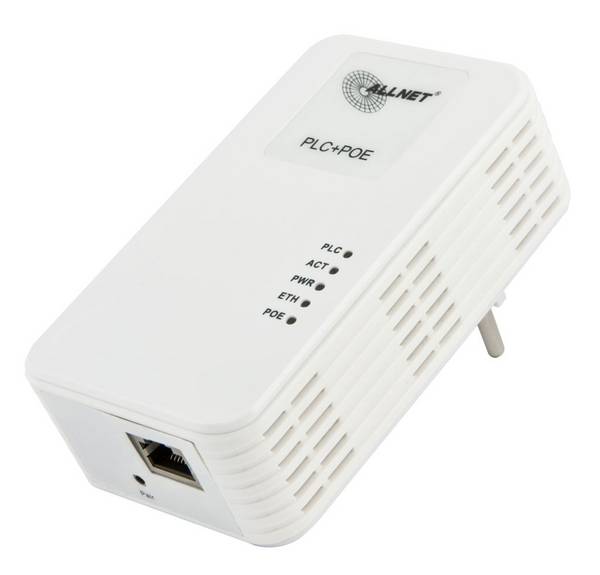 ALLNET Switzerland Powerline 1200 Mbit Bridge RJ45 HomePlugV2 "SmartLink" met PoE AT ALL1681203 1200Mbit