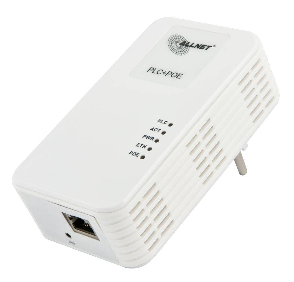 ALLNET Switzerland Powerline 1200 Mbit Bridge RJ45 HomePlugV2 "SmartLink" met PoE AT ALL1681203 1200Mbit-0