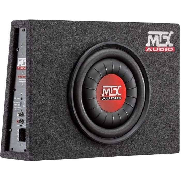 MTX gesloten actieve platte subwoofer RTF10P Sub 25 cm 200 W-0