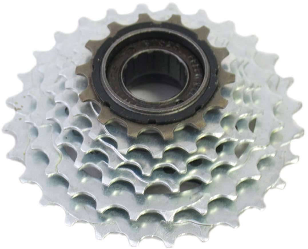Freewheel 6 speed Sunrace MFM2A 14-28 tands - chroom-0