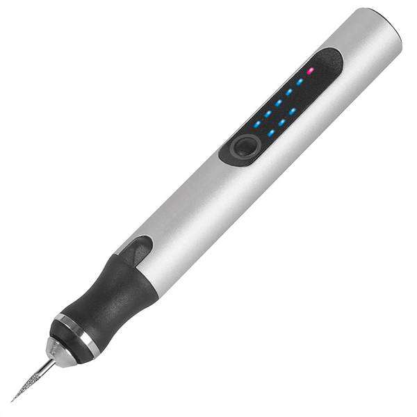 Graveerpen Draadloos - Elektrische Graveerset XXL - Complete set - 30+ Frezen, Zaagbladen, Bitjes, Sjablonen - USB