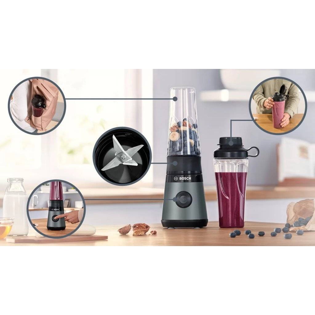 Bosch MMB2111S VitaPower Blender 450 W Antraciet/Zwart-1