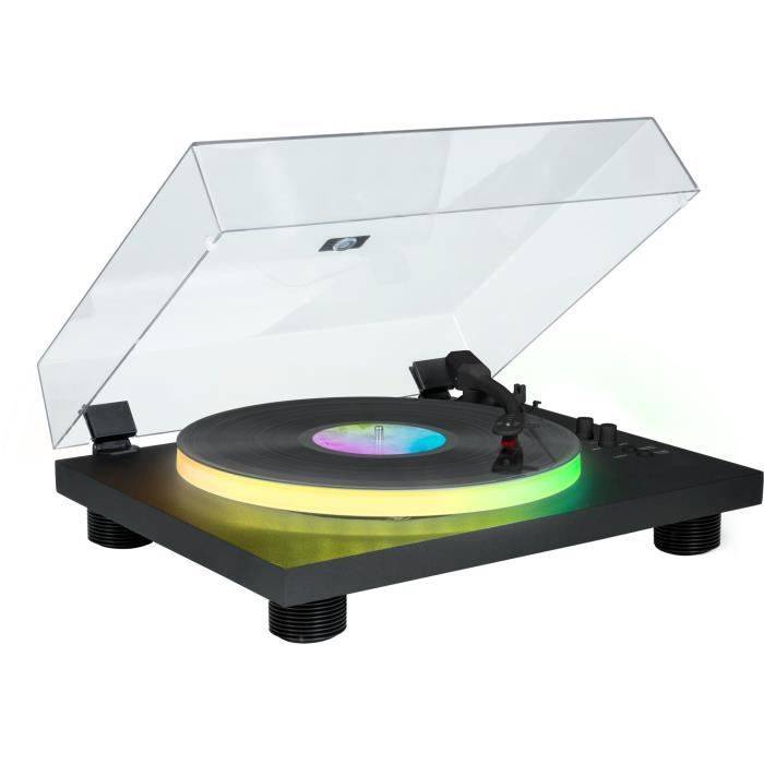 BIGBEN INTERACTIVE PARTYBTTDLIGHT Draaitafel - Bluetooth - Lichteffecten - 33/45/78 RPM-0