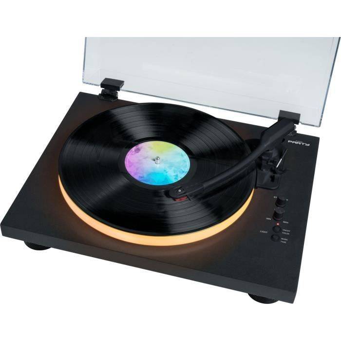 BIGBEN INTERACTIVE PARTYBTTDLIGHT Draaitafel - Bluetooth - Lichteffecten - 33/45/78 RPM-2