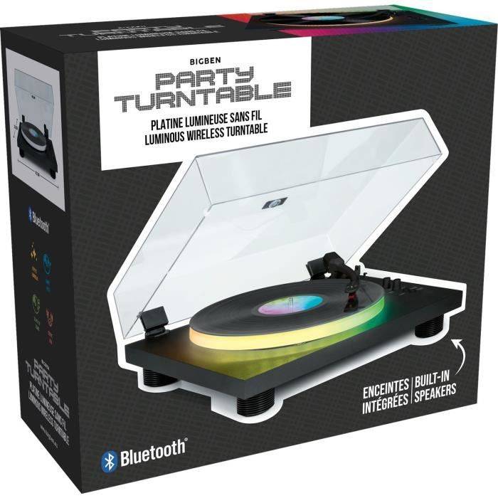 BIGBEN INTERACTIVE PARTYBTTDLIGHT Draaitafel - Bluetooth - Lichteffecten - 33/45/78 RPM-3