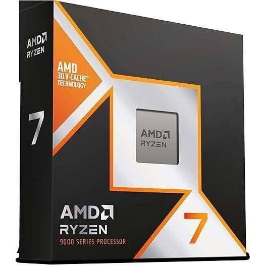 Processor - AMD - Ryzen 7 9800X3D - 4,7 GHz, 8 kernen, 104 MB L2 & L3, AM5-0