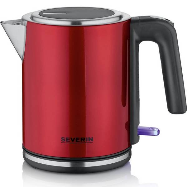 Severin WK3427 Waterkoker 1 L 2400 W Rood/Zwart