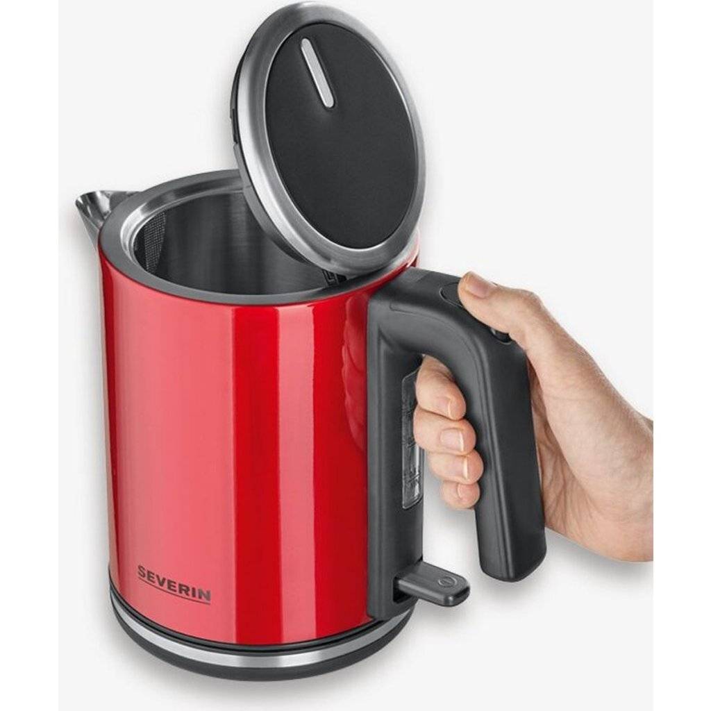 Severin WK3427 Waterkoker 1 L 2400 W Rood/Zwart-2
