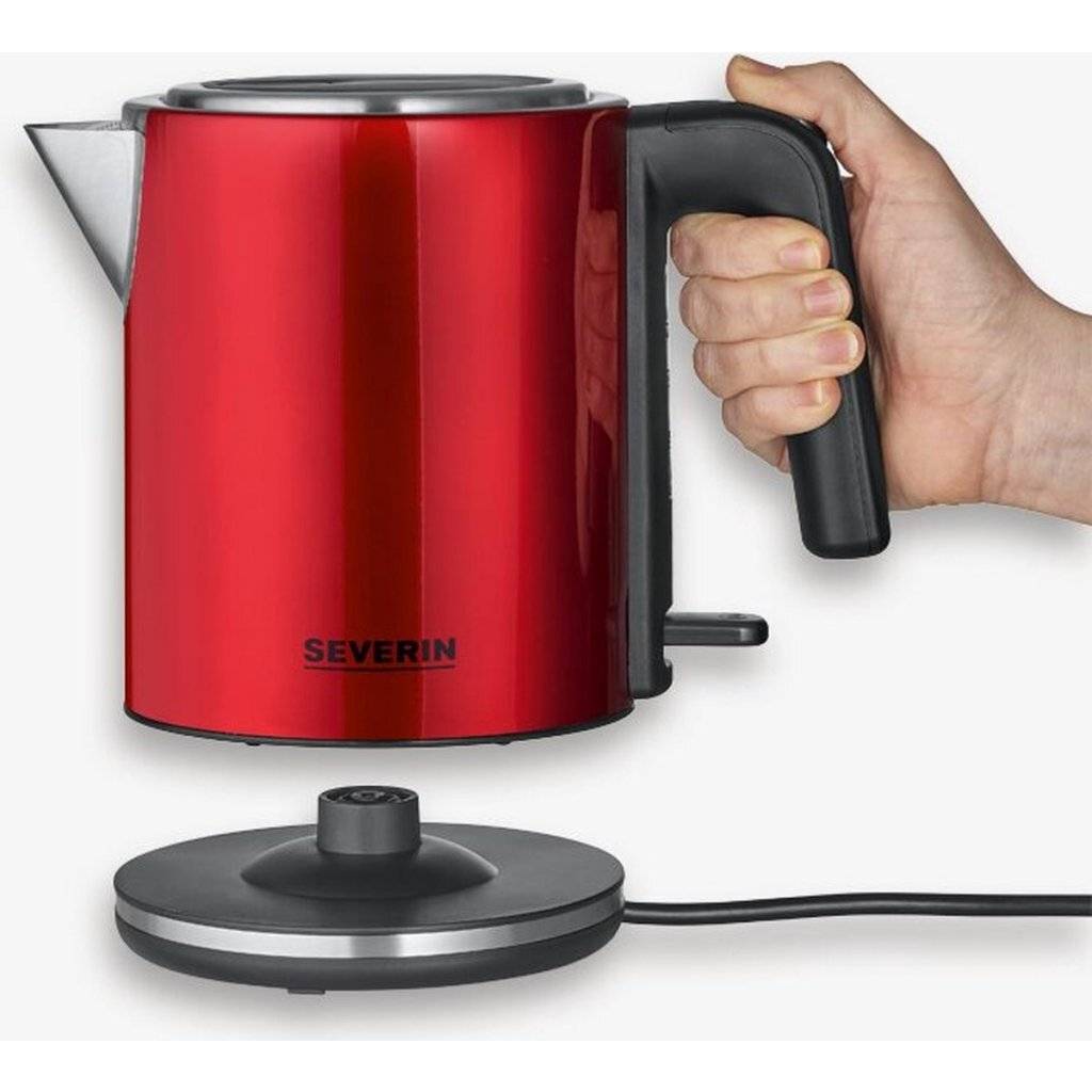 Severin WK3427 Waterkoker 1 L 2400 W Rood/Zwart-3