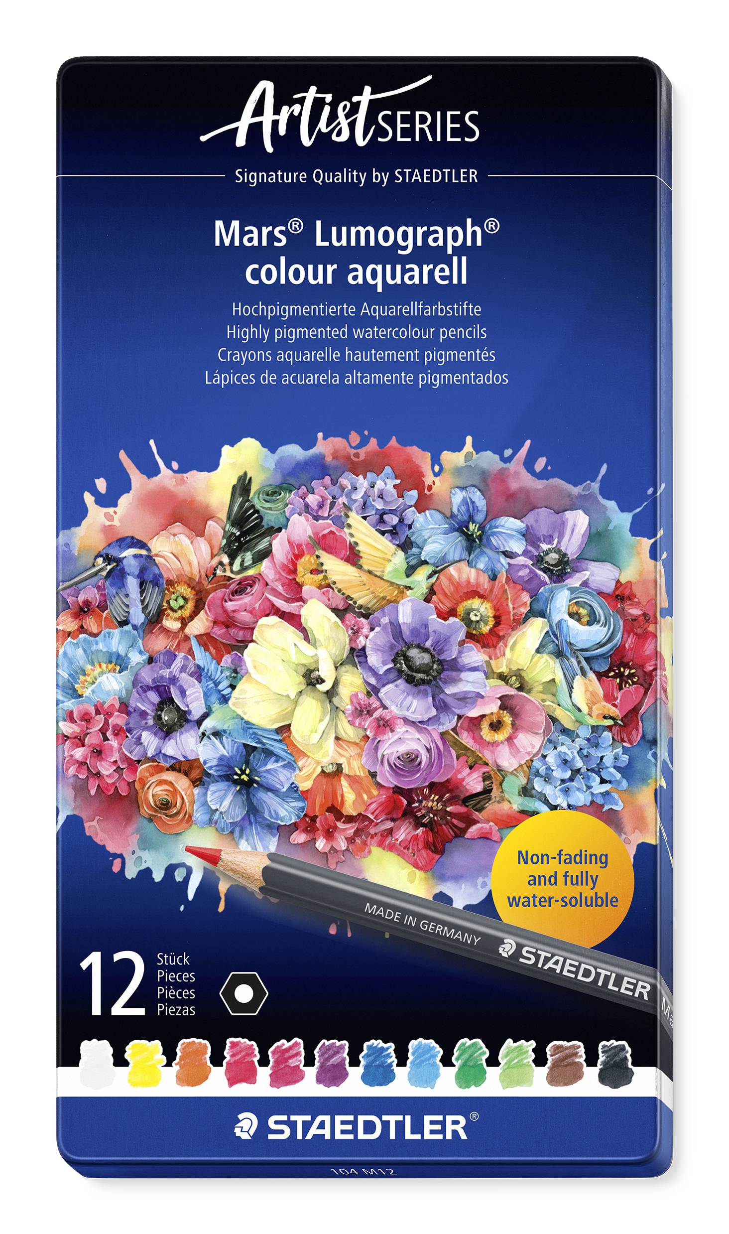 STAEDTLER kleurpotloden Aqua Mars 12 stuks 100% PEFC-0