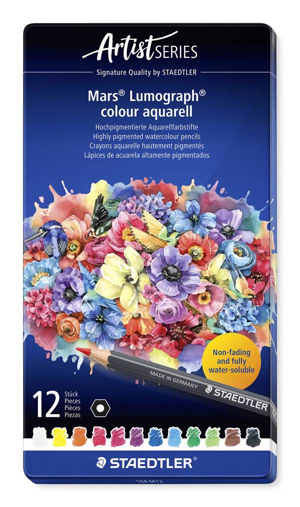 STAEDTLER kleurpotloden Aqua Mars 12 stuks 100% PEFC