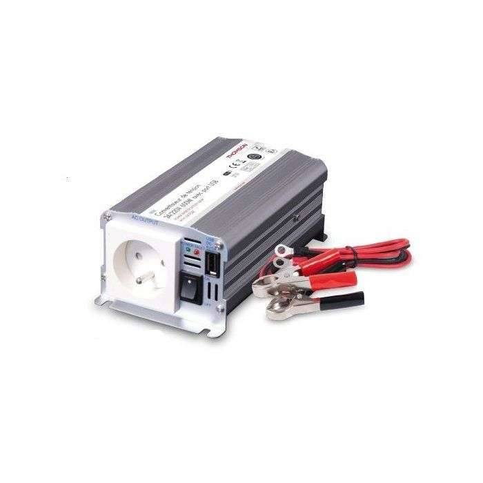 Spanningsomvormer - THOMSON - 12/220 V - 600 W - Met USB-aansluiting-1