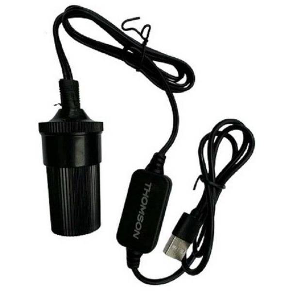 Converter - THOMSON - USB naar 12 V - 10 W - 120 cm kabel