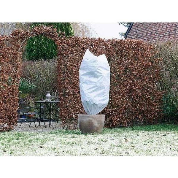 NATURE Winterhoes - Set van 2 - Ø 75 cm x 1,50 m - Wit