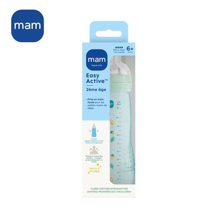 MAM BABY Fles - Easy Active - 330 ml - X-Flow Speen - 6+ maanden - Ice-2