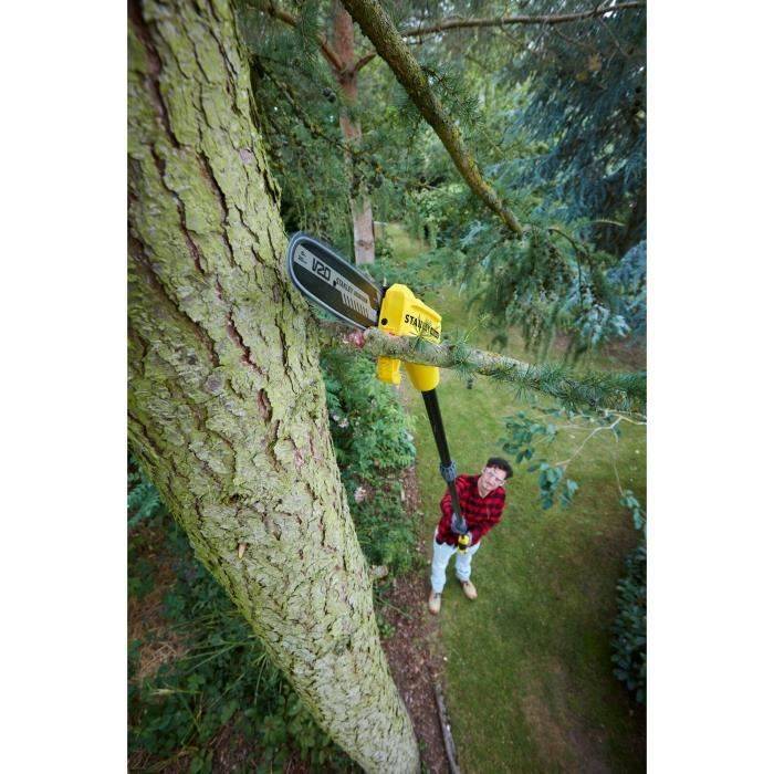 Stanley Fatmax Accu Pole Snoeier - 18V - 20 cm Ketting - Tot 4,5 m - SFMCPS620M1-QW-1