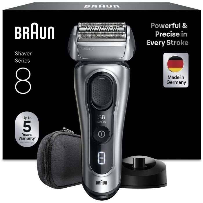 BRAUN Series 8 Elektrisch Scheerapparaat - Zwart - 60 Minuten Batterijduur - 5 Minuten Snel Opladen-1