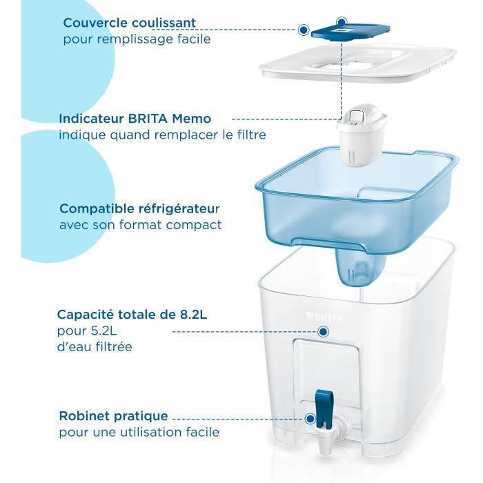 BRITA Waterdispenser - Flow - 8,2 L Capaciteit - 1 Maxtra Pro Cartridge Inbegrepen All-In-1-2