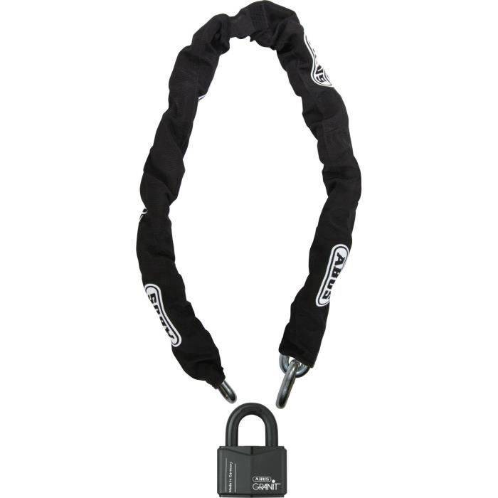 ABUS Kettingslot 37RK/70 + 14MKS150 - 150 cm Ketting - 14 mm Schakels - Dubbele Vergrendeling-0