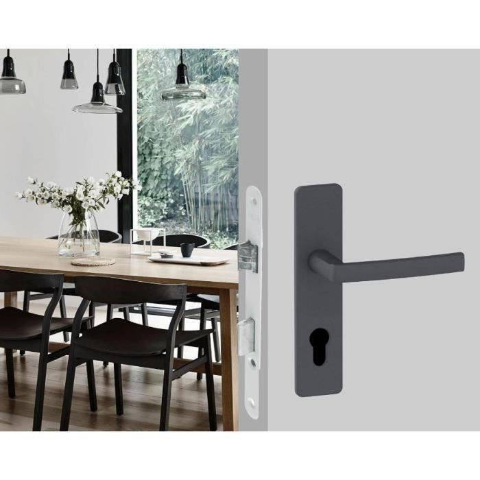 YALE Insteekslot met Cilinderopening - Y50R-A40/B - 40 mm Afstand, 135 mm Behuizing - Omkeerbare Bout, Ronde Eindplaat --2