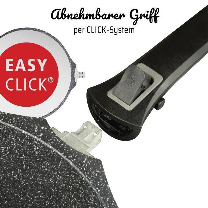 GSW Koekenpan - EASY CLICK - 20 cm - Gietaluminium - Geschikt voor inductie-1