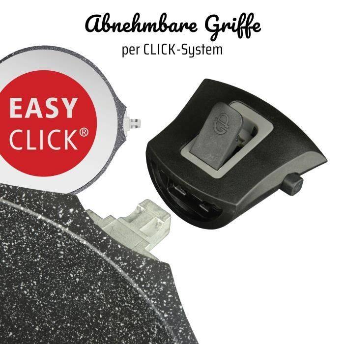 GSW EASY CLICK Aluminium Kookpan - 28 cm - Inductie-1