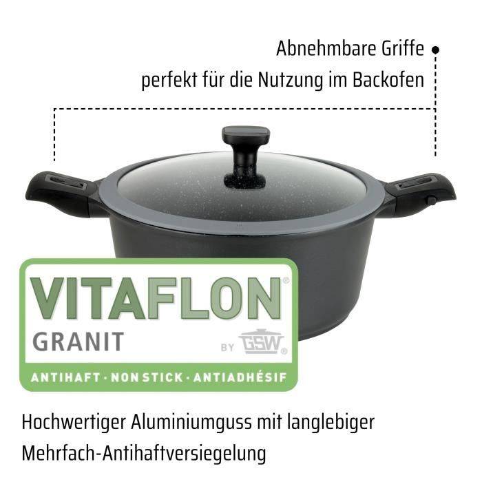 GSW EASY CLICK Aluminium Kookpan - 28 cm - Inductie-3
