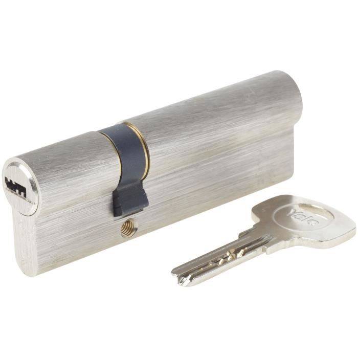 YALE Cilinder 1000+ Serie 30x60 mm Vernikkeld - 6 Pinnen - Ontkoppelbaar-1