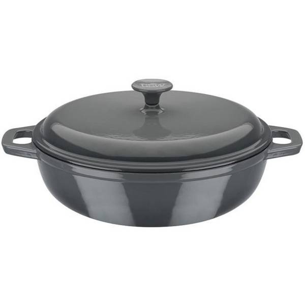 GSW GREY SHADOW Gietijzeren Casserole - Rond - 30 cm - Inductie