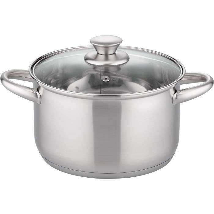 GSW RVS Soeppan - 24 cm - Inductie Geschikt-0