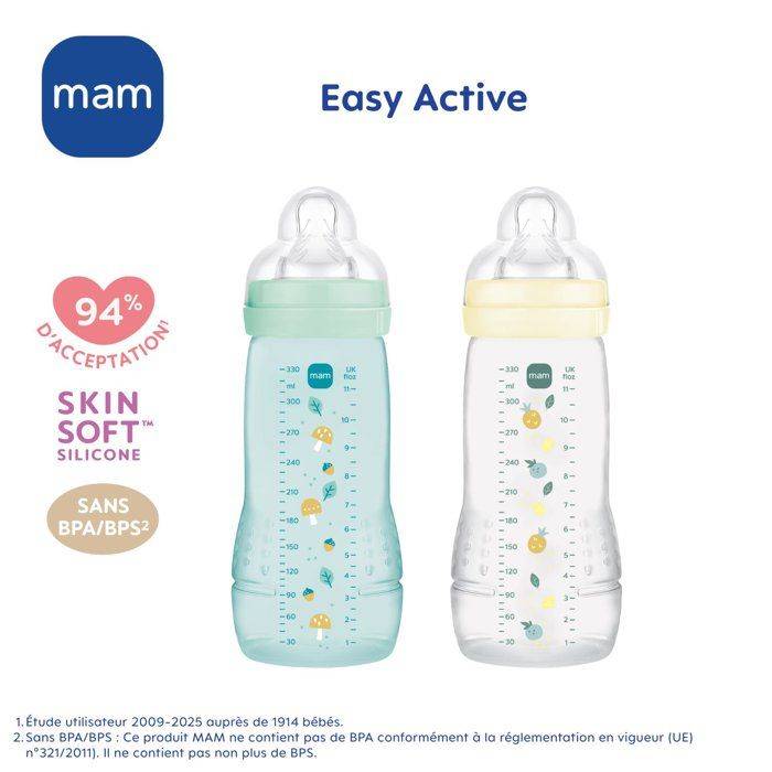 MAM Easy Active Flessenset 2e Fase – Ice + Pearl – voor Actieve Baby's vanaf 6 maanden-2