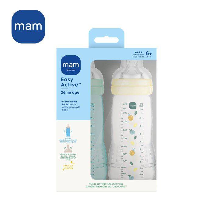 MAM Easy Active Flessenset 2e Fase – Ice + Pearl – voor Actieve Baby's vanaf 6 maanden-3