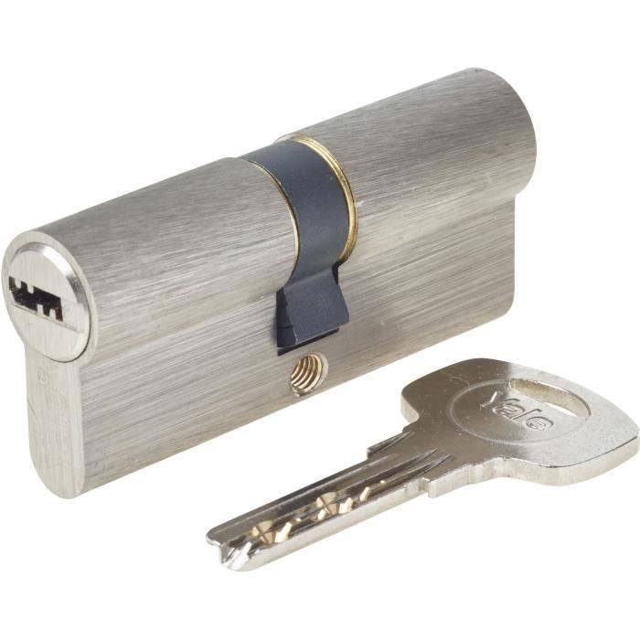 YALE Cilinder 1000+ Serie 35x35 mm Vernikkeld - 6 Pinnen - Anti-Boren-0
