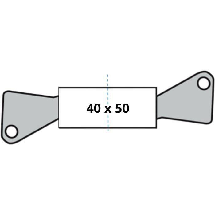 YALE Cilinder YC500+ 40x50 mm Vernikkeld - 5 Pinnen - 3 Sleutels-2
