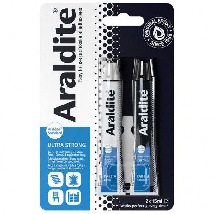 CYANOLIT Araldite Twee-componenten Epoxy Lijm - 2 x 15 ml - Lange Uithardingstijd - Hoge Sterkte-0